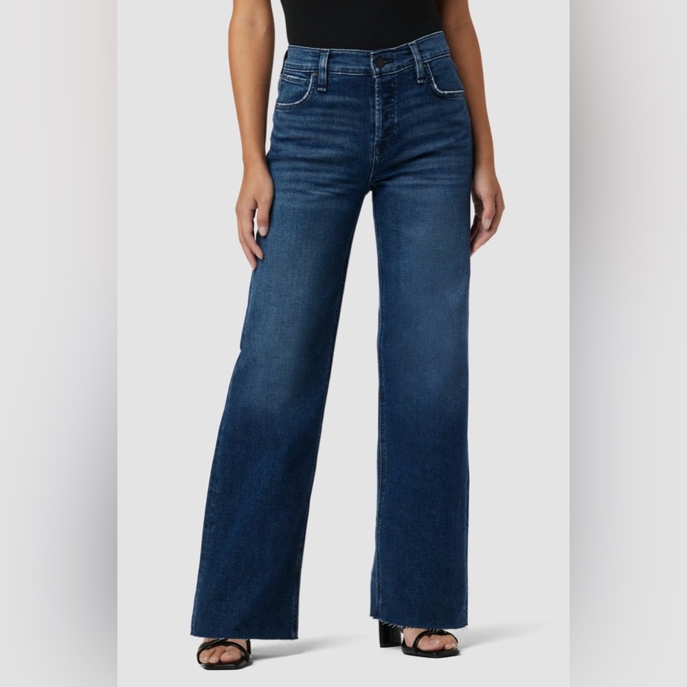 Hudson Rosie High Rise Wide Leg Jeans
